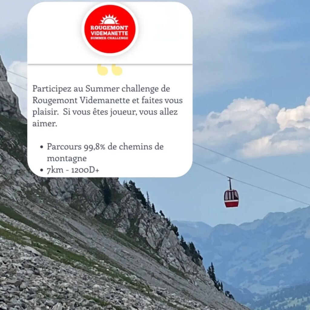 Summer Challenge Rougemont Videmanette
